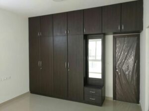 Mirrored Wall-Mounted Wardrobe