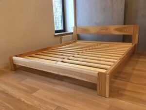 Rustic Simple Wooden Bed