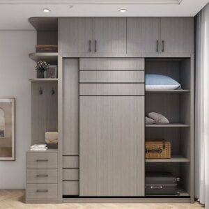 Sliding Door Wall-Mounted Wardrobe
