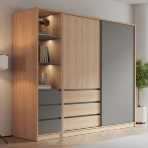 Sliding Door Wall-Mounted Wardrobe
