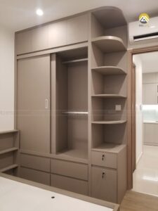 Sliding Door Wall-Mounted Wardrobe