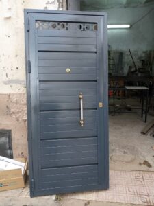 Metallic Front Door
