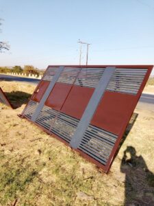 Metallic Electric Gate