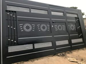 Metallic Electric Gate