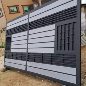 Metallic Electric Gate