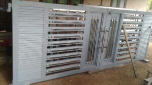Metallic Electric Gate