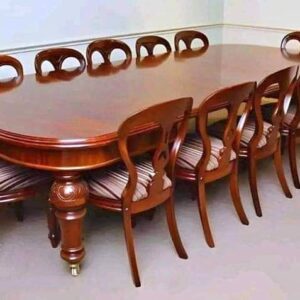 Wooden Vintage 10 Seater Dining Table
