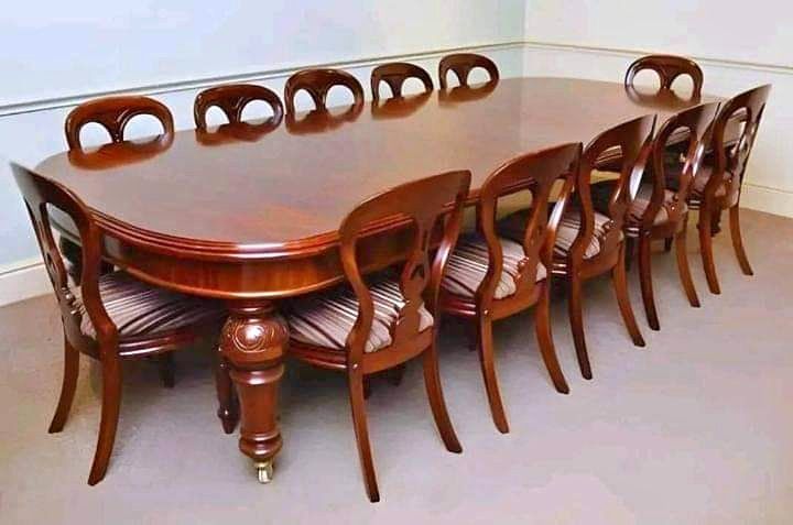 Wooden Vintage 10 Seater Dining Table Wooden Vintage 10 Seater Dining Table