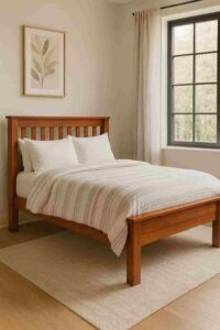4X6 Affordable simple Wooden Bed
