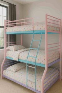 4x6 Metallic Triple Decker Bed 4 4x6 Metallic Triple Decker Bed