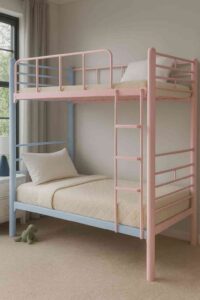 3x6 Metallic Double Decker Bed