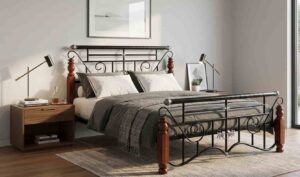 6x6 Wooden and Steel King Size Bed 3 6x6 Wooden and Steel King Size Bed