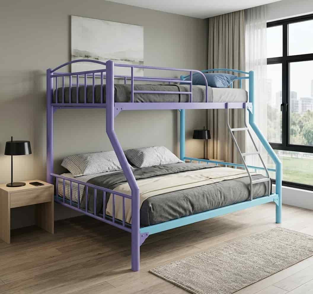 4x6 Metallic Double Decker Bed 4x6 Metallic Double Decker Bed