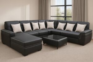 Leather U-shaped Sofaset 8 Seater 2 Leather U-shaped Sofaset 8 Seater