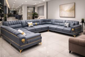 12 Seater U-Shaped Wide sofaset